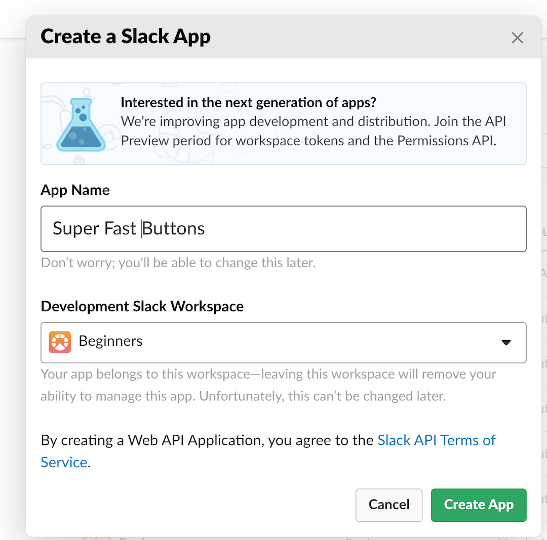 Create Slack App