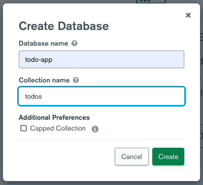 Create Database